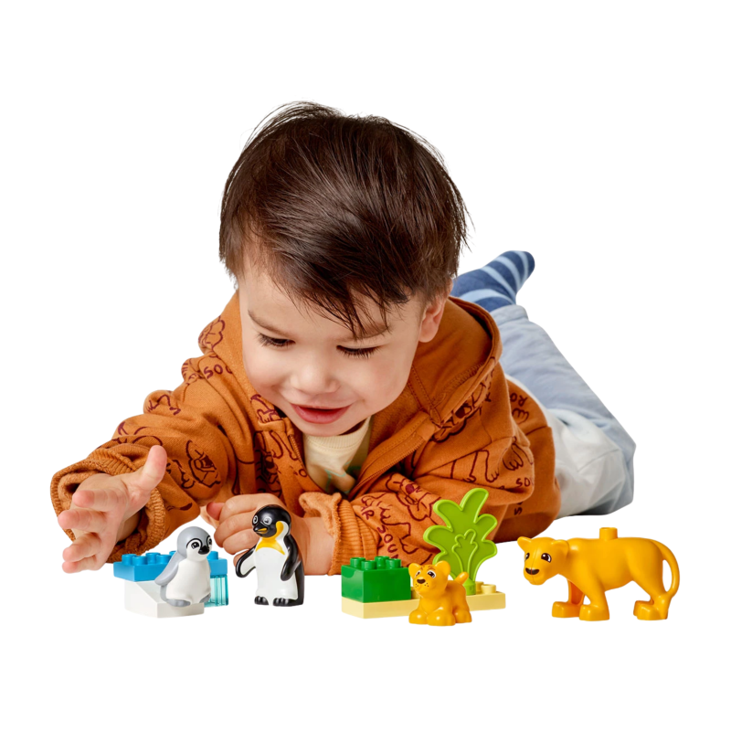 LEGO Duplo Семействата на дивите животни: Пингвини и лъвове 10442