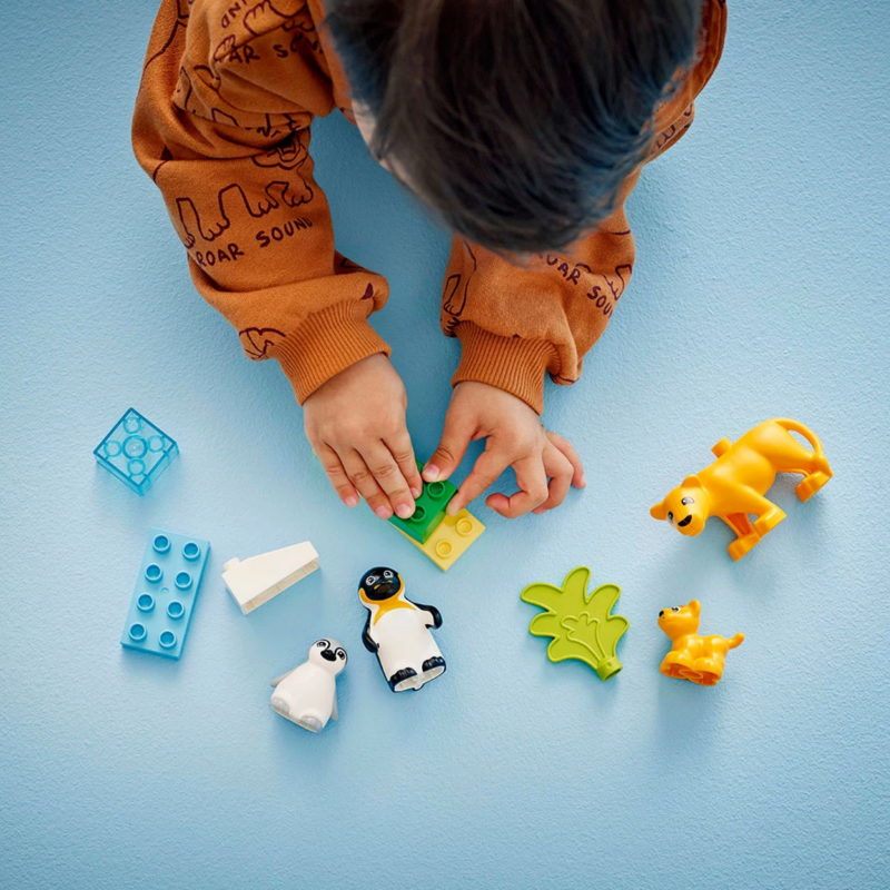 LEGO Duplo Семействата на дивите животни: Пингвини и лъвове 10442
