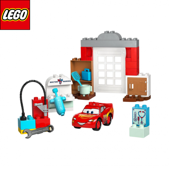 LEGO Duplo Disney Посещението на Маккуин в гаража на Док 10456