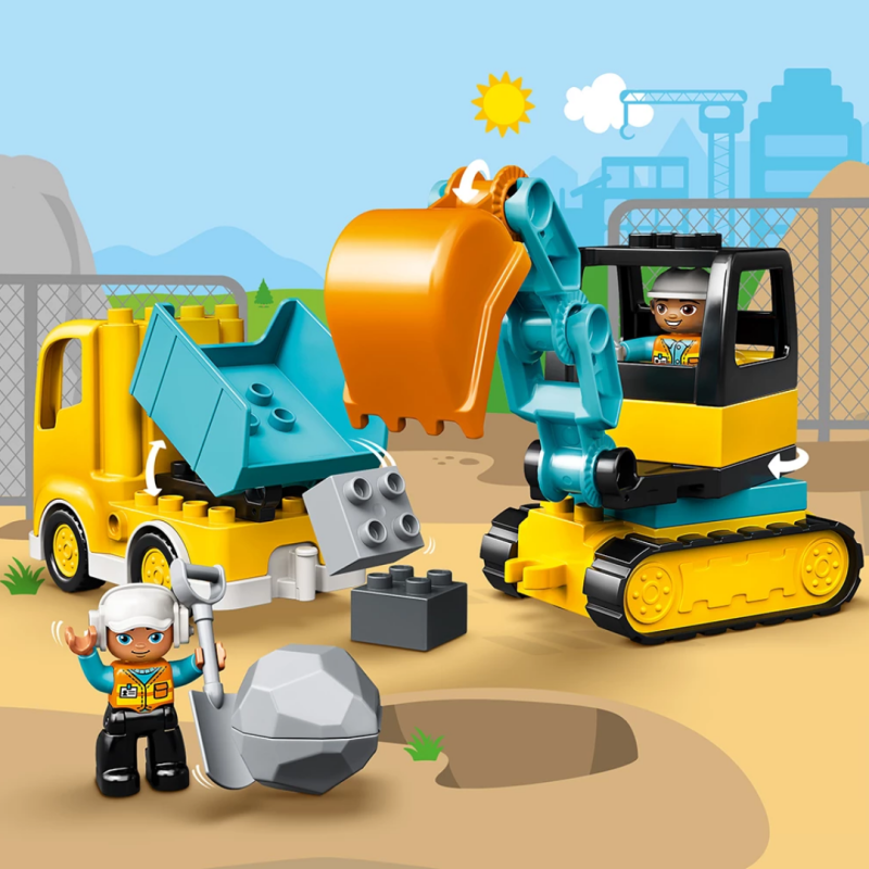 LEGO Duplo Town Камион и екскаватор с вериги 10931