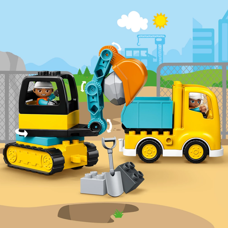 LEGO Duplo Town Камион и екскаватор с вериги 10931