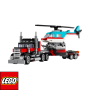 LEGO Creator Камион с платформа и хеликоптер 31146