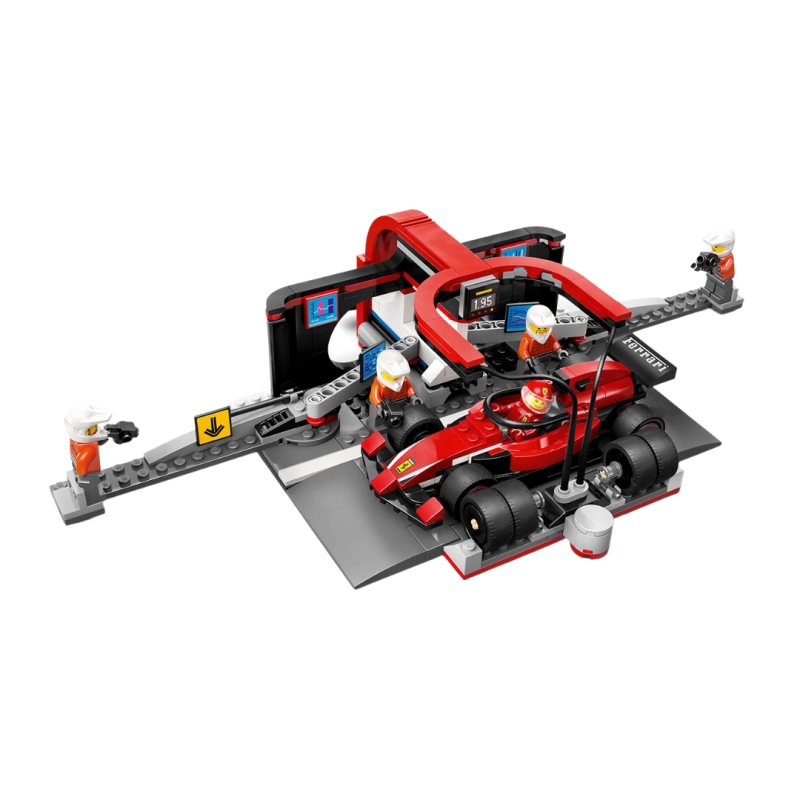 LEGO City Питстоп и механици от F1 с кола Ferrari 60443