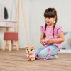 Кученце Чичи Loomy с розов шал, 20 см