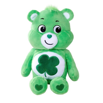 Плюшено мече Care Bear, зелено с детелинка, 23 см