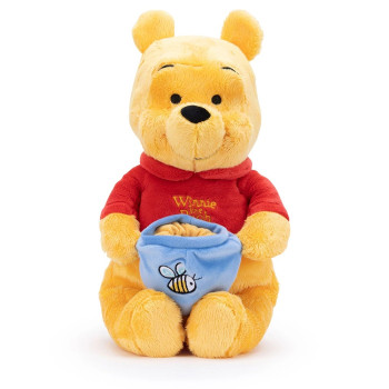 Плюшена играчка Мечо Пух с гърне, 30 см