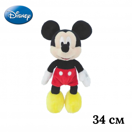 Плюшена играчка Мики Маус, 34 см Плюшена играчка Мики Маус, 34 см