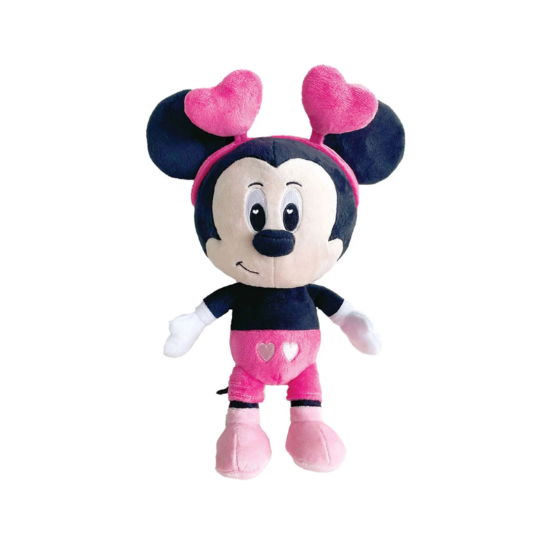 Плюшена играчка Мики Маус валентинка, 23 см