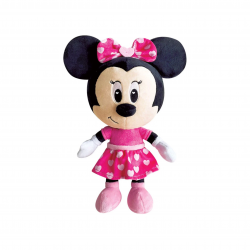 Плюшена играчка Мини Маус валентинка с розова рокля, 23 см