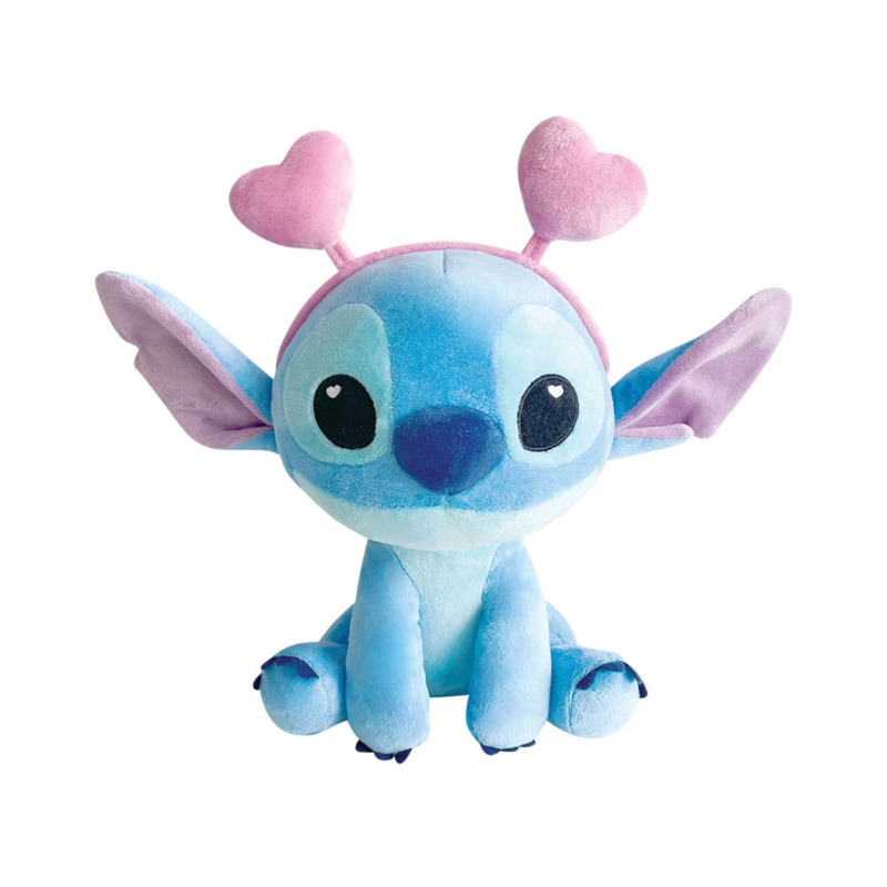 Плюшен Стич валентинка, Лило и Стич, 23 см 