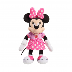 Плюшена играчка Мини Маус със звук и светлина, 33 см