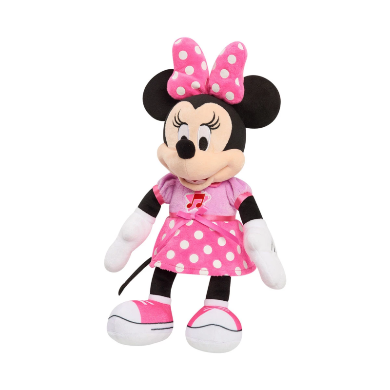 Плюшена играчка Мини Маус със звук и светлина, 33 см