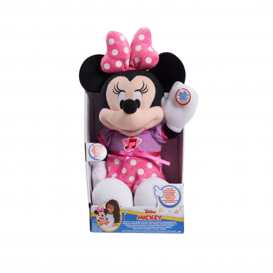 Плюшена играчка Мини Маус със звук и светлина, 33 см