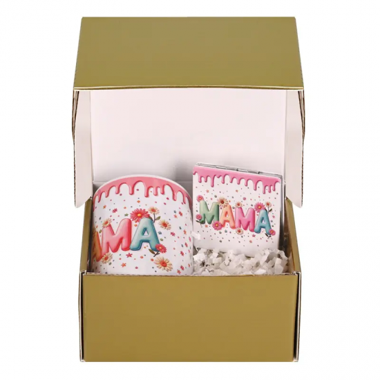 Подаръчен комплект с чаша и огледало - Мама