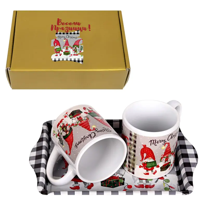 Подаръчен комплект Весели празници с гномчета