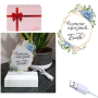 3D LED настолна лампа - Честит празник, мила Бабо
