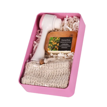 Подаръчен комплект за спа с органичен сапун Османтус