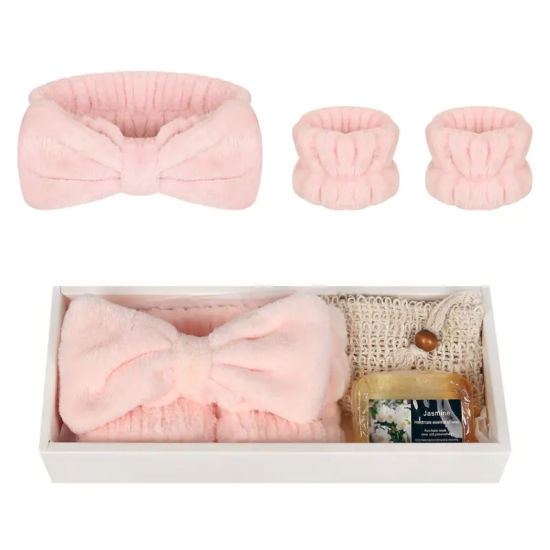 Подаръчен комплект за спа с глицеринов сапун Жасмин