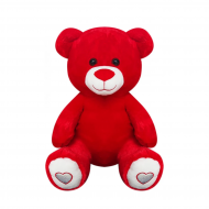 Плюшено мечe, червено, 40 см