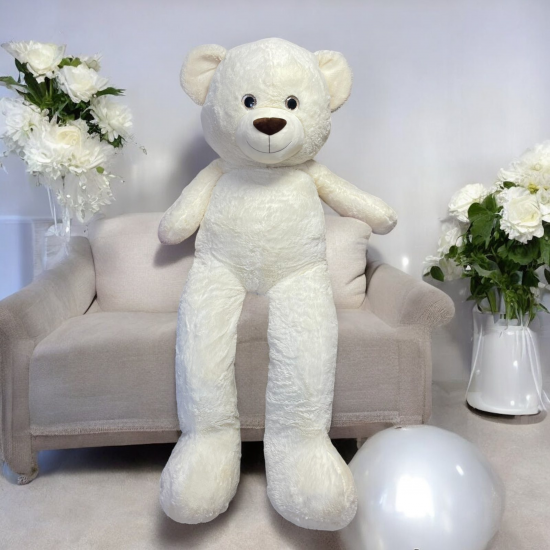 Плюшен мечок с дълги крака, екрю, 200 см