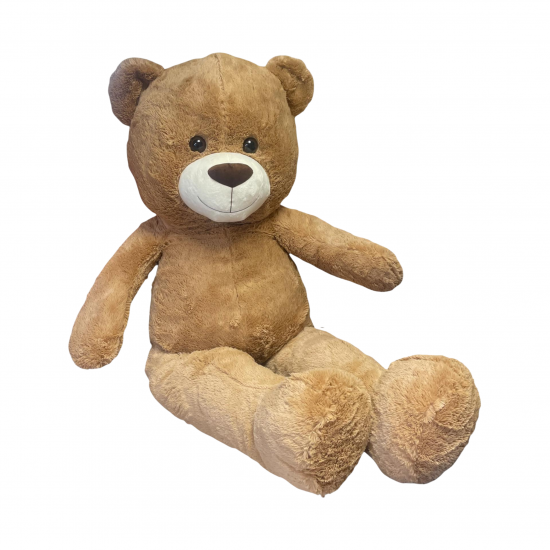 Плюшено мече с дълги крака Катя, кафяво, 150 см