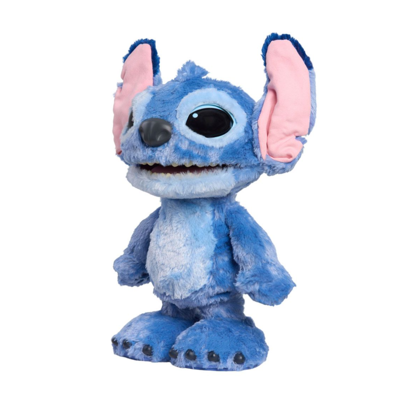 Интерактивна играчка Стич със 100 звука и реакции, Лило и Стич, 43 см