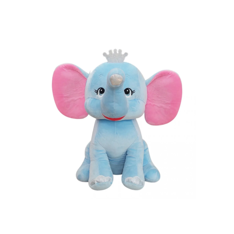 Плюшен слон Тара, син, 28 см