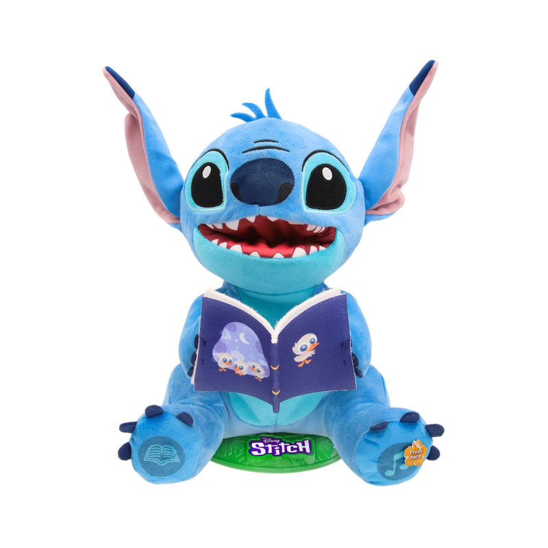 Интерактивна играчка Стич - Разказвач на приказки, Лило и Стич, 39 см