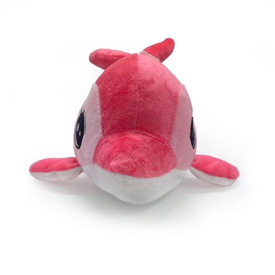 Плюшен делфин Нона със звук, розов, 25 см