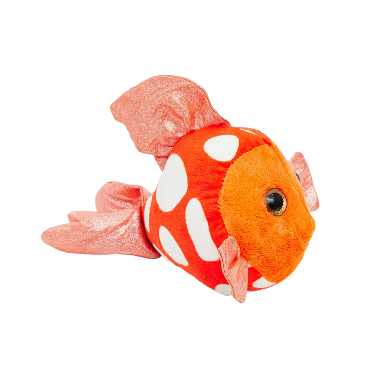 Плюшена риба Немо със стъклени очи, 15 см