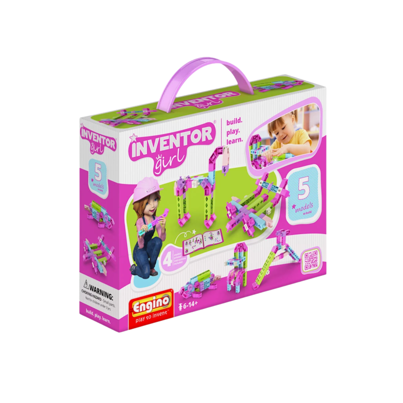 Конструктор Енджино Изобретател - 5 модела за момичета