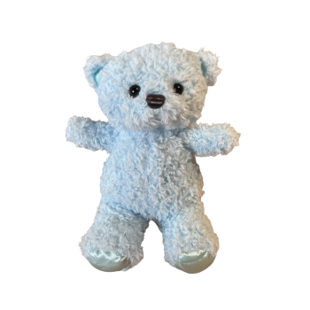 Плюшено мече Рози, синьо, 25 см