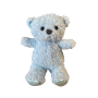 Плюшено мече Рози, синьо, 25 см