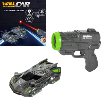 Антигравитационна кола с насочващ инфраред пистолет в черно