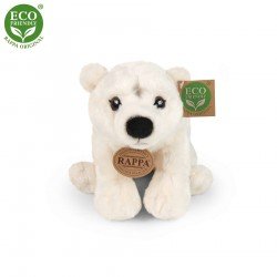 Плюшено мече, бяло, 22 см