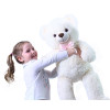 Плюшено мече Лили, бяло, 78 см