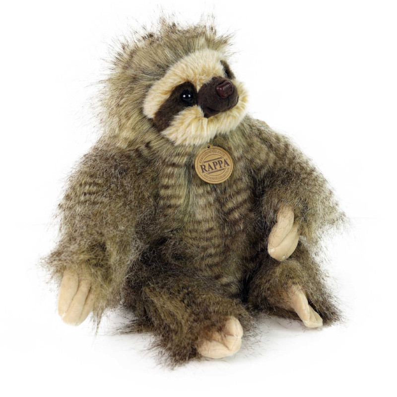 Плюшен Рошав ленивец, седящ, 25 см