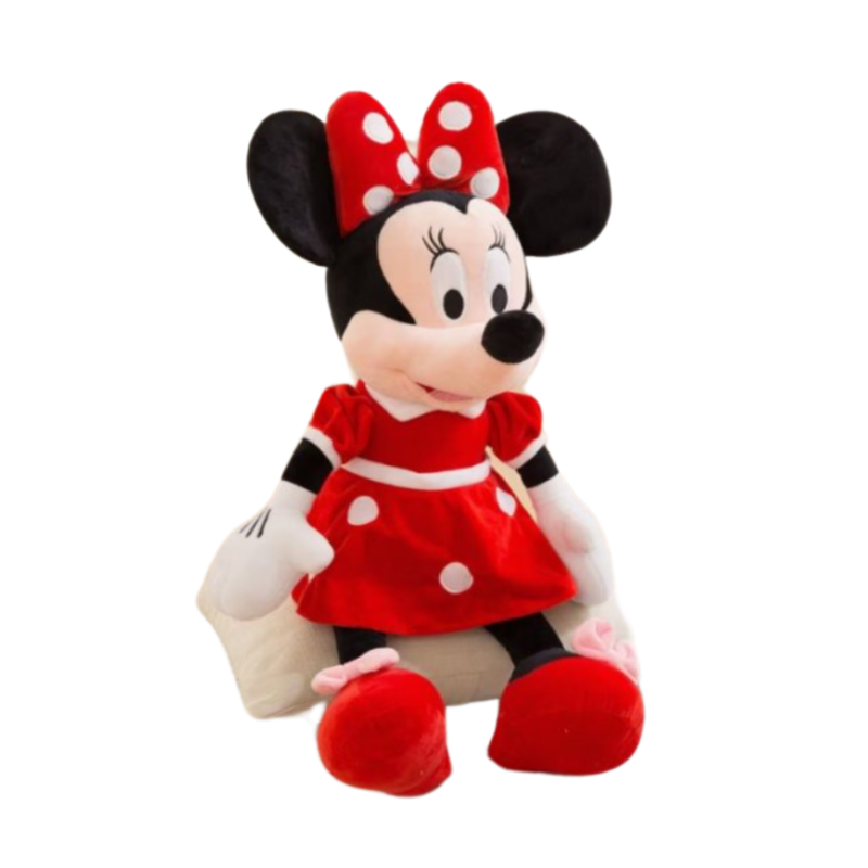 Плюшена играчка Мини Маус с червена рокличка, 50 см 