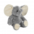 Еко плюшена играчка слонче, сиво, 20 см