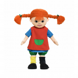 Мека кукла Пипи Дългото Чорапче, 60 см