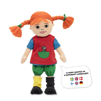 Говореща мека кукла Пипи, 40 см