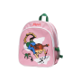 Детска раница Пипи Дългото Чорапче рисува, розова
