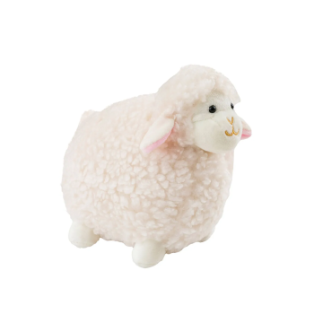 Плюшена овца Доли, бяла, 25 см