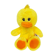 Плюшено пате Слънчо, жълто, 25 см