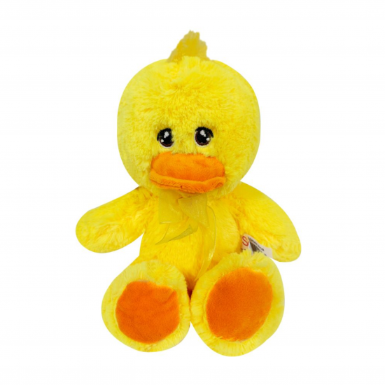 Плюшено пате Слънчо, жълто, 25 см