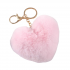 Ключодържател сърце, розов, 10 см