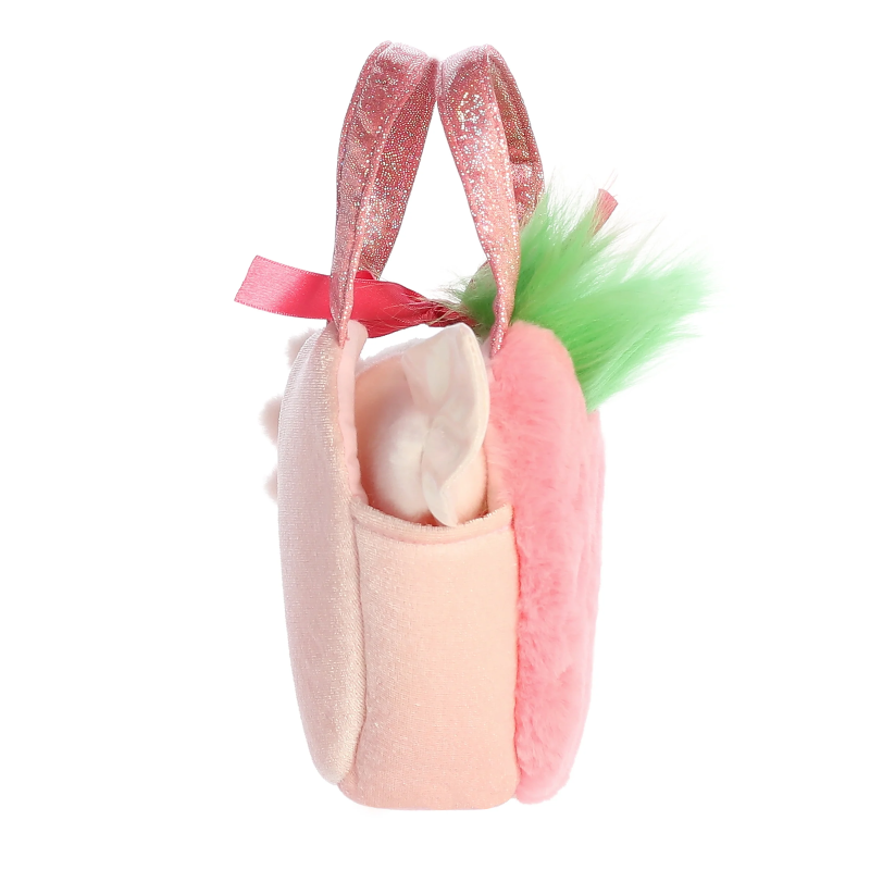 Плюшена чантичка с аксолотъл Aurora, цветна, 20 см