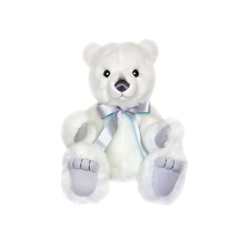 Плюшено полярно мече Aurora, бяло, 29 см