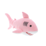 Плюшена акула, розова, 40 см