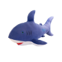Плюшена акула, тъмно синя, 40 см
